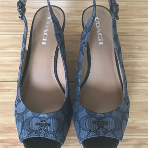 Coach Wedges Platform Womens Shoes Size 9.5